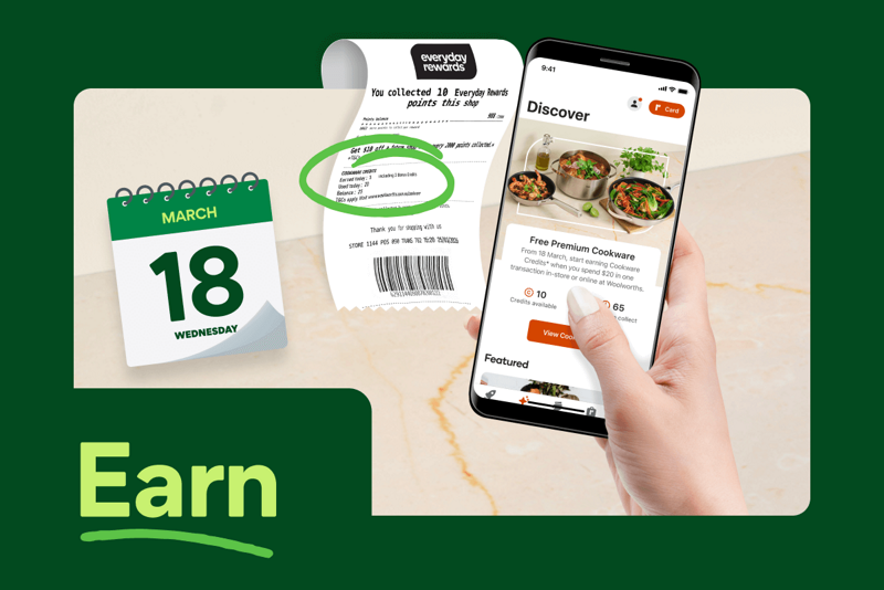 Earn - Cookware credits